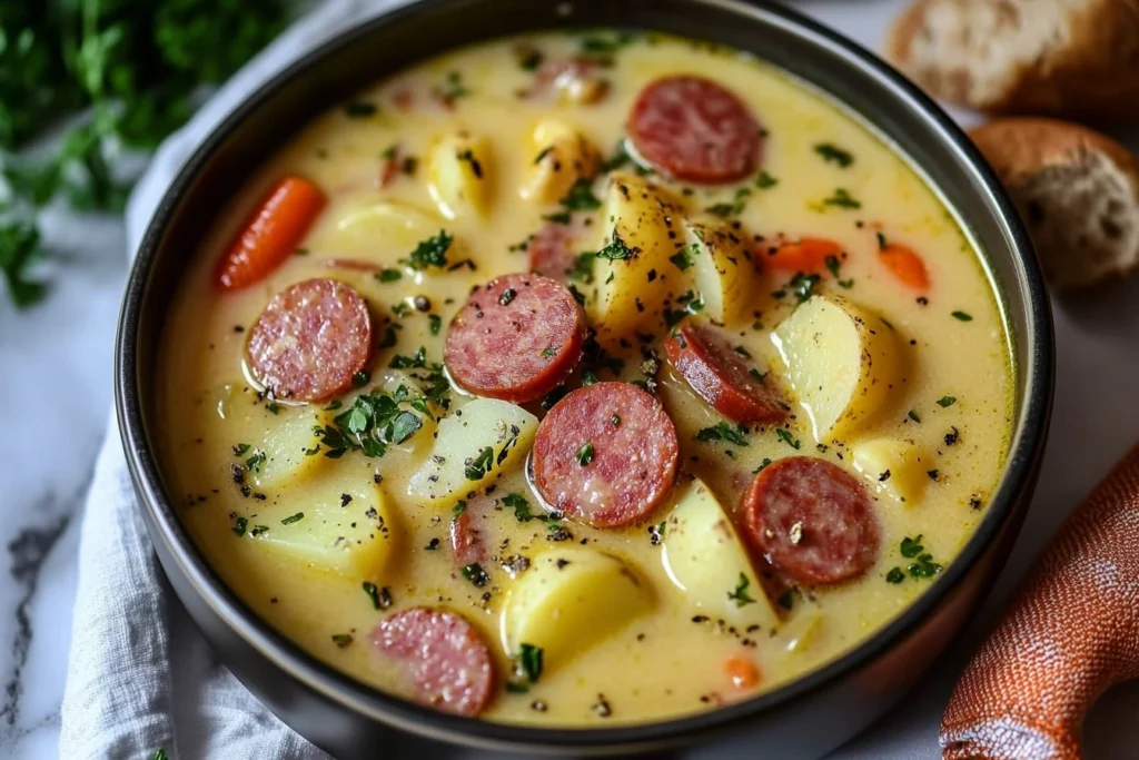 Easy Kielbasa Sausage Soup – Perfect For Meal Prep 2 Kielbasa Sausage Soup