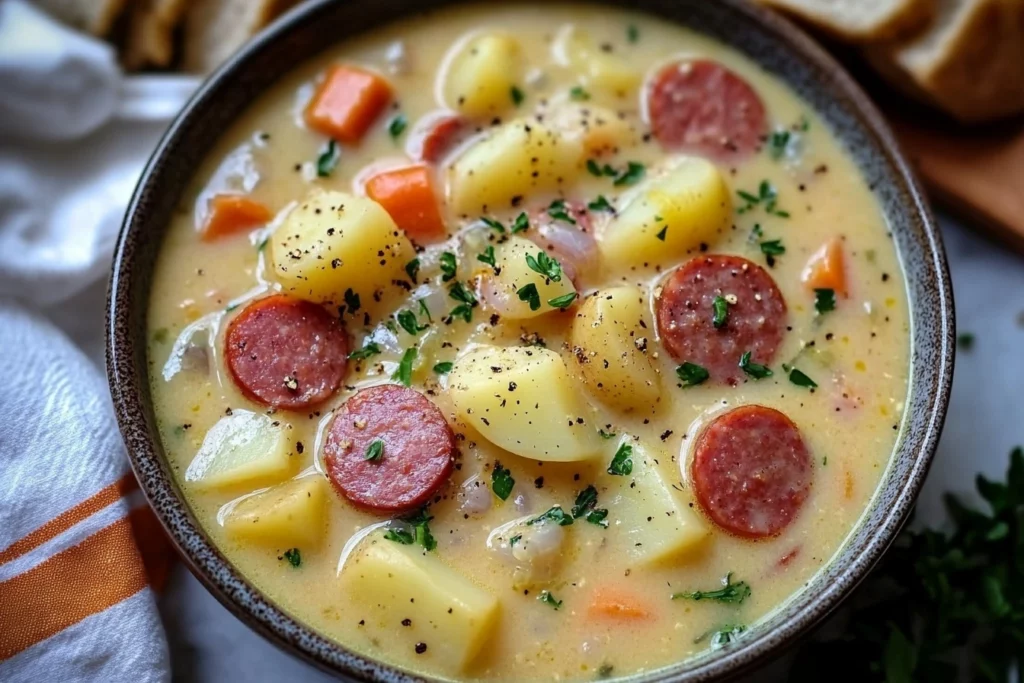 Easy Kielbasa Sausage Soup – Perfect For Meal Prep 3 Kielbasa Sausage Soup1