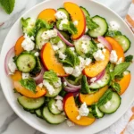 Nectarine Cucumber Salad