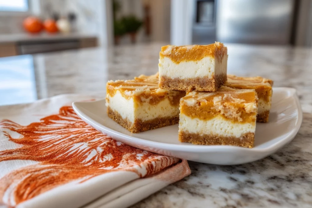 Pumpkin Cheesecake Bars1