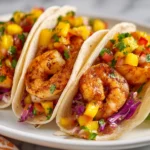 Shrimp Tacos With Mango Salsa