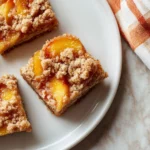 Summer Peach Bars