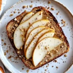 Almond Butter Pear Toast