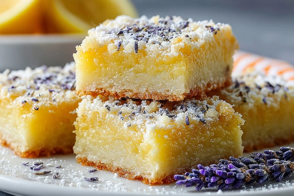 Honey Lavender Bars