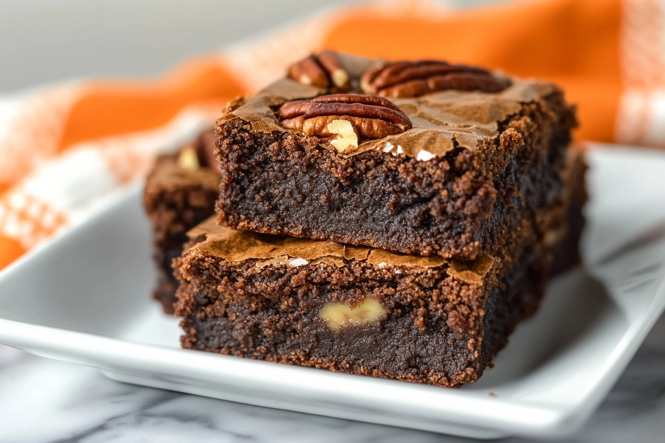 Maple Pecan Pie Brownies