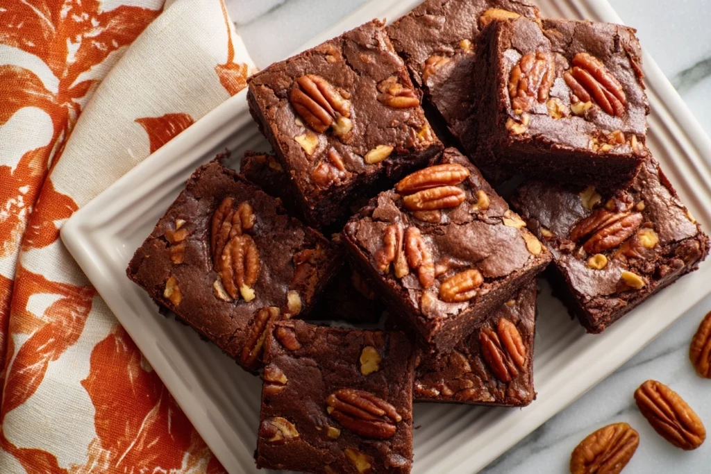 Maple Pecan Pie Brownies1