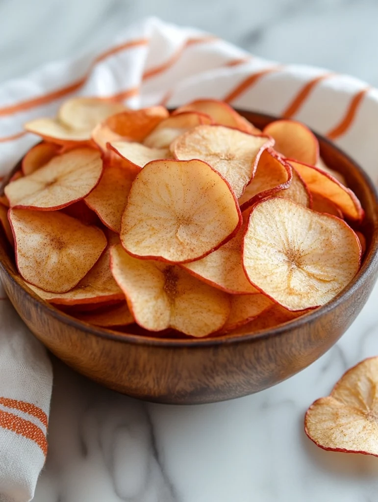 Crunchy Apple Chips Recipe – Sweet &Amp; Spiced, Perfect Fall Snack 2 Apple Chips1