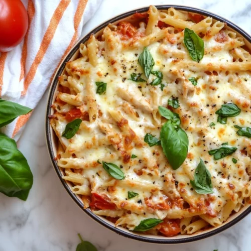 Caprese Chicken Pasta