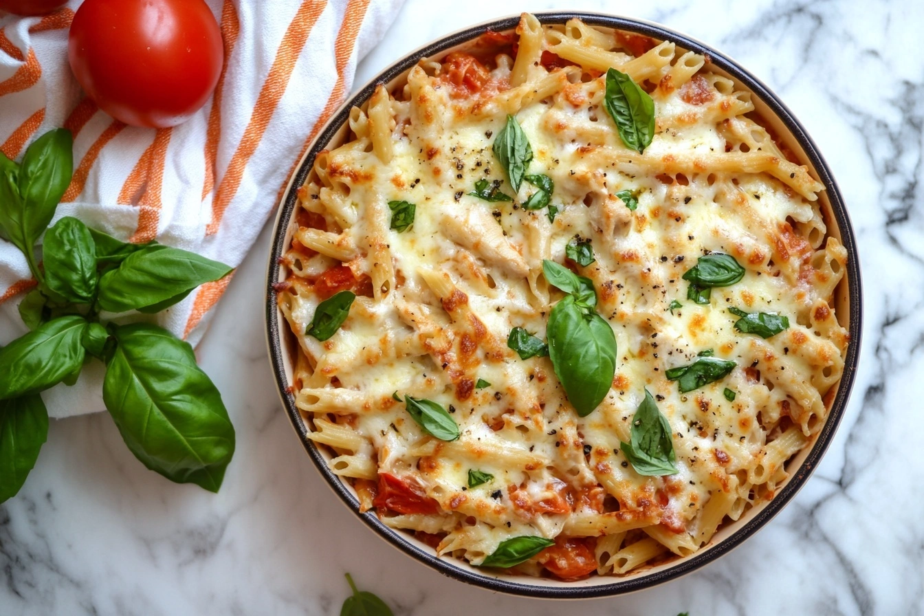 Caprese Chicken Pasta