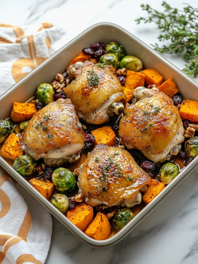 Oven-Roasted Maple Glazed Chicken Thighs1