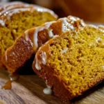Pumpkin Bread With Brown Butter Glaze