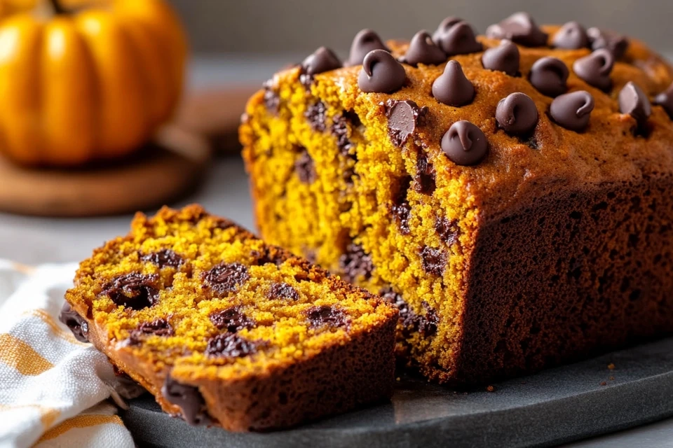 Sourdough Pumpkin Chocolate Chip Bread
