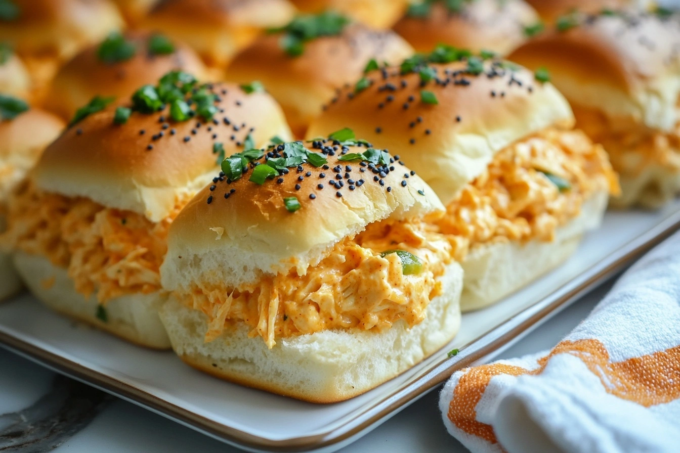 Buffalo Chicken Dip Sliders