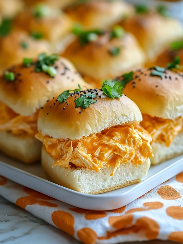 Buffalo Chicken Dip Sliders – Spicy, Cheesy &Amp; Easy Party Food 2 Buffalo Chicken Dip Sliders1