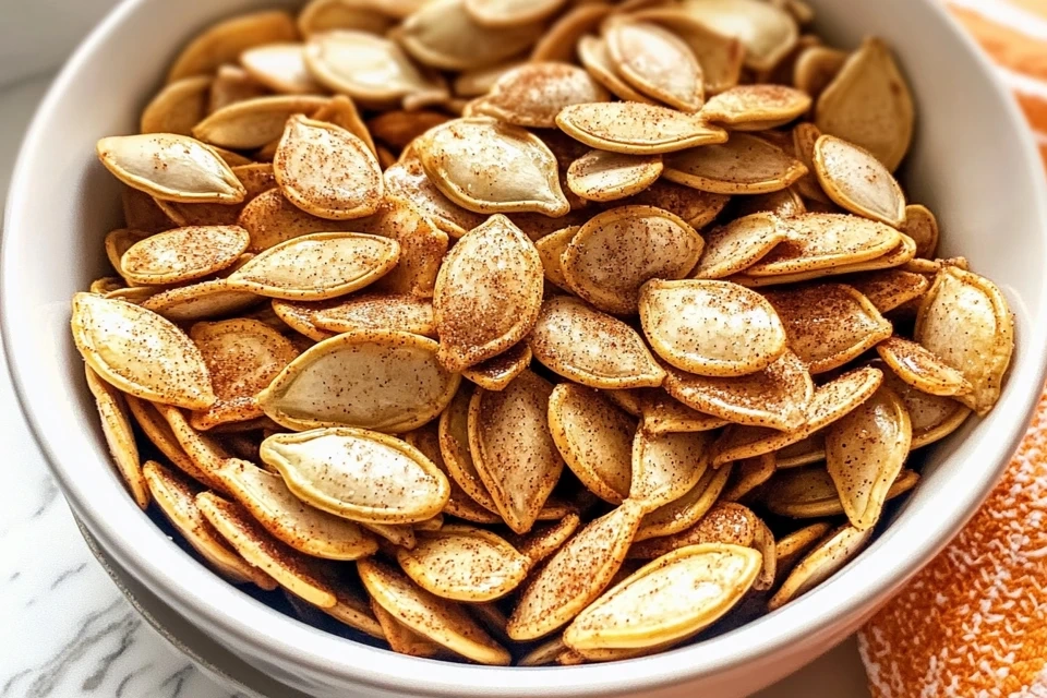 Cinnamon Sugar Pumpkin Seeds