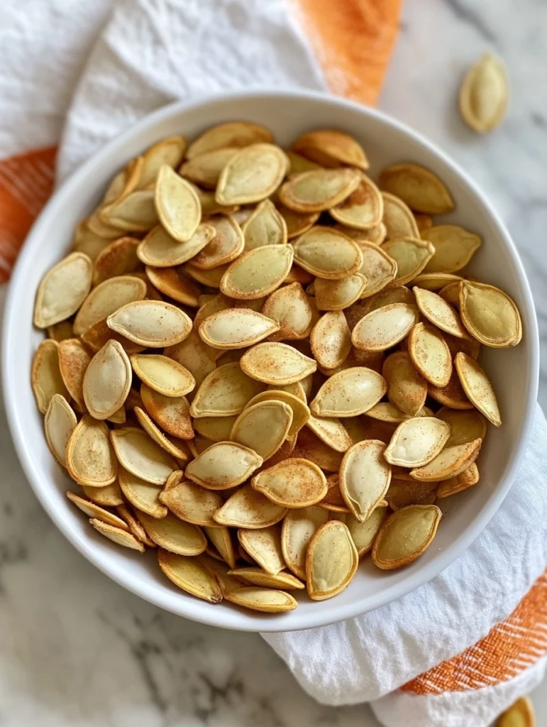 Cinnamon Sugar Pumpkin Seeds – Sweet, Crunchy &Amp; Easy Fall Snack 2 Cinnamon Sugar Pumpkin Seeds1