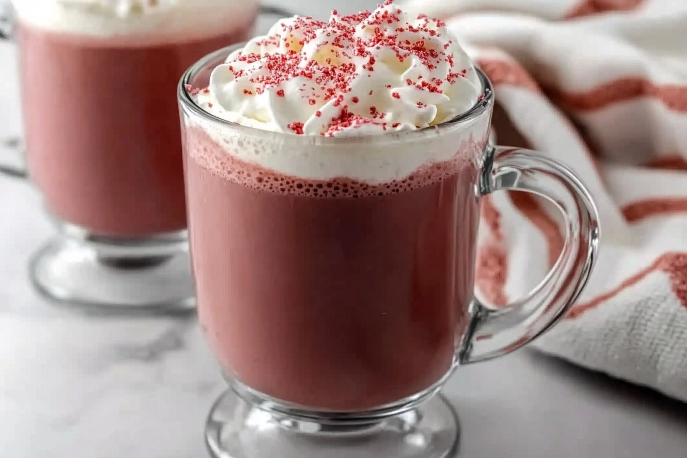 Creamy Red Velvet Hot Chocolate
