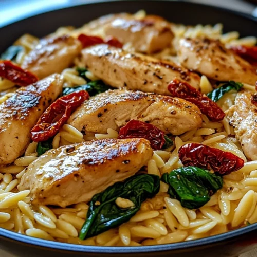 Marry Me Chicken Orzo – Creamy One-Pan Dinner Recipe 3 Marry Me Chicken Orzo
