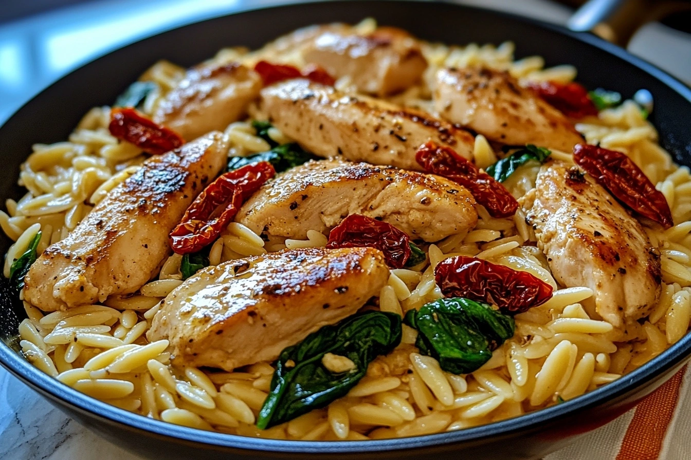 Marry Me Chicken Orzo