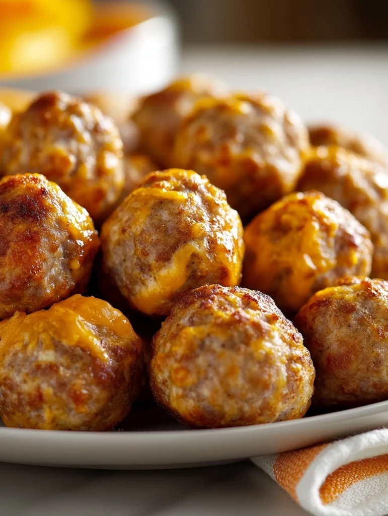 Bisquick Sausage Balls1