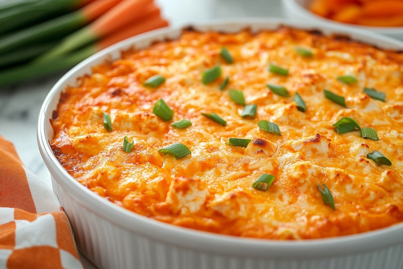 Cottage Cheese Buffalo Chicken Dip