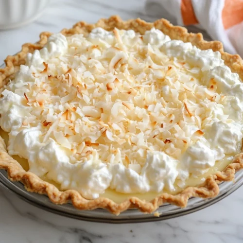 Old Fashioned Coconut Cream Pie
