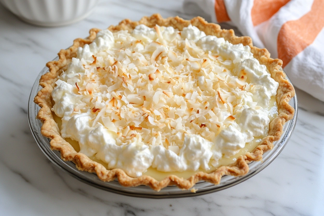 Old Fashioned Coconut Cream Pie