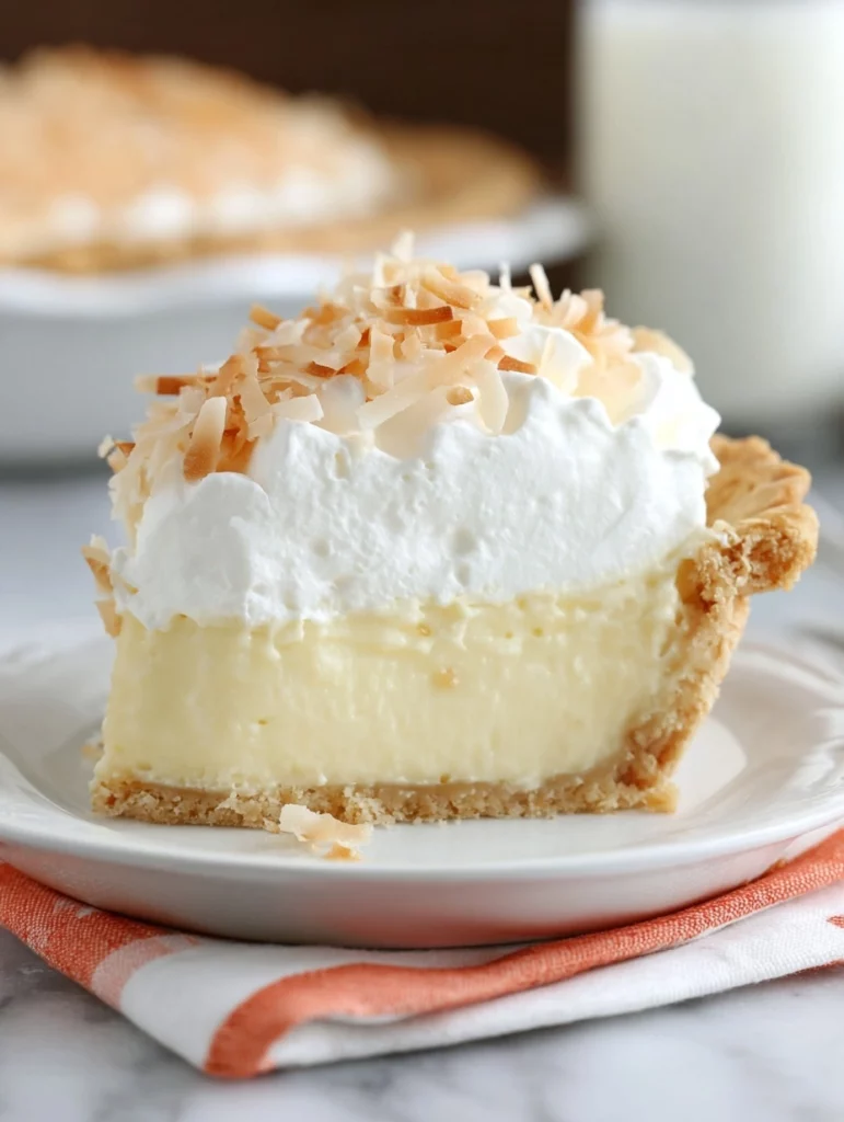 Old Fashioned Coconut Cream Pie1