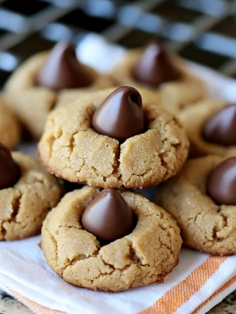 Peanut Butter Kiss Cookies1