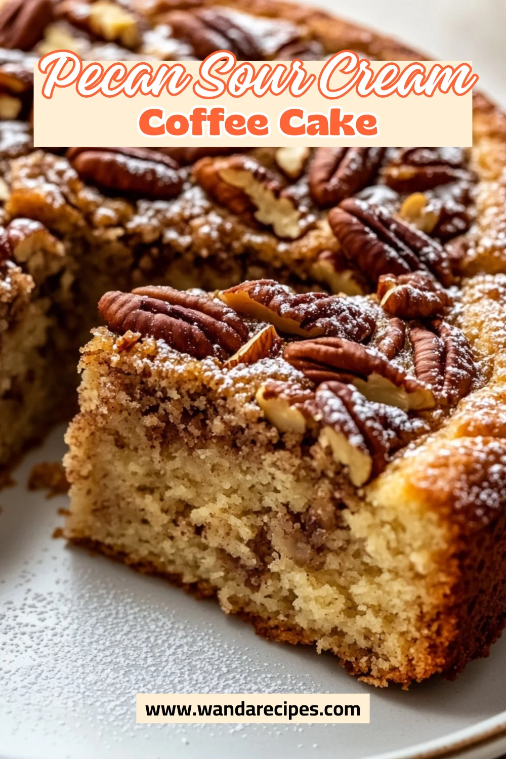 Pecan Sour Cream Coffee Cake