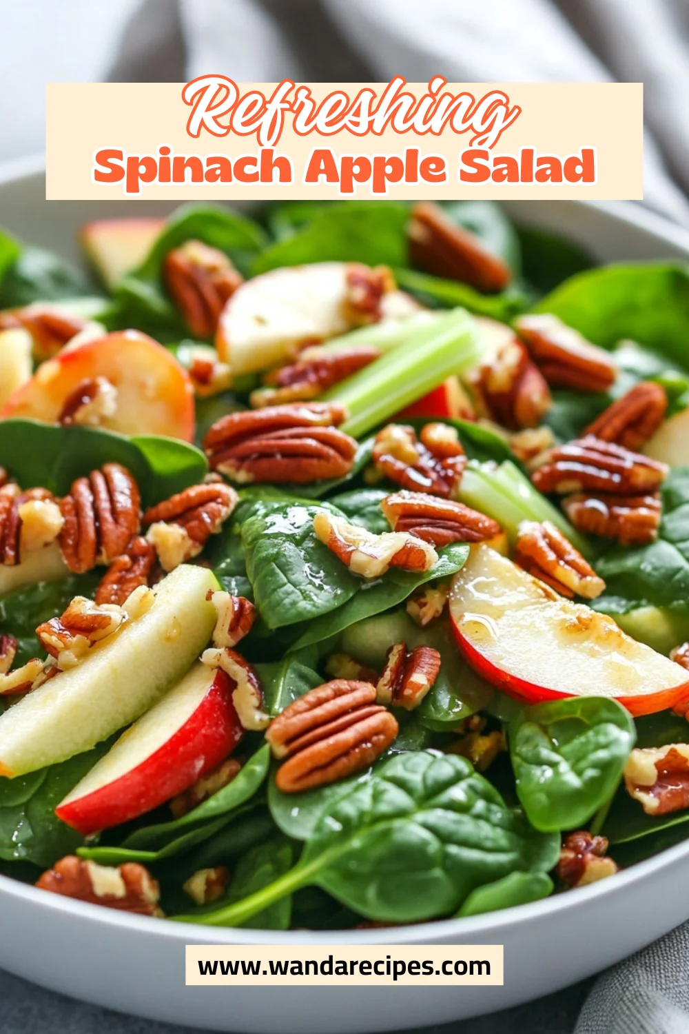 Apple Spinach Salad