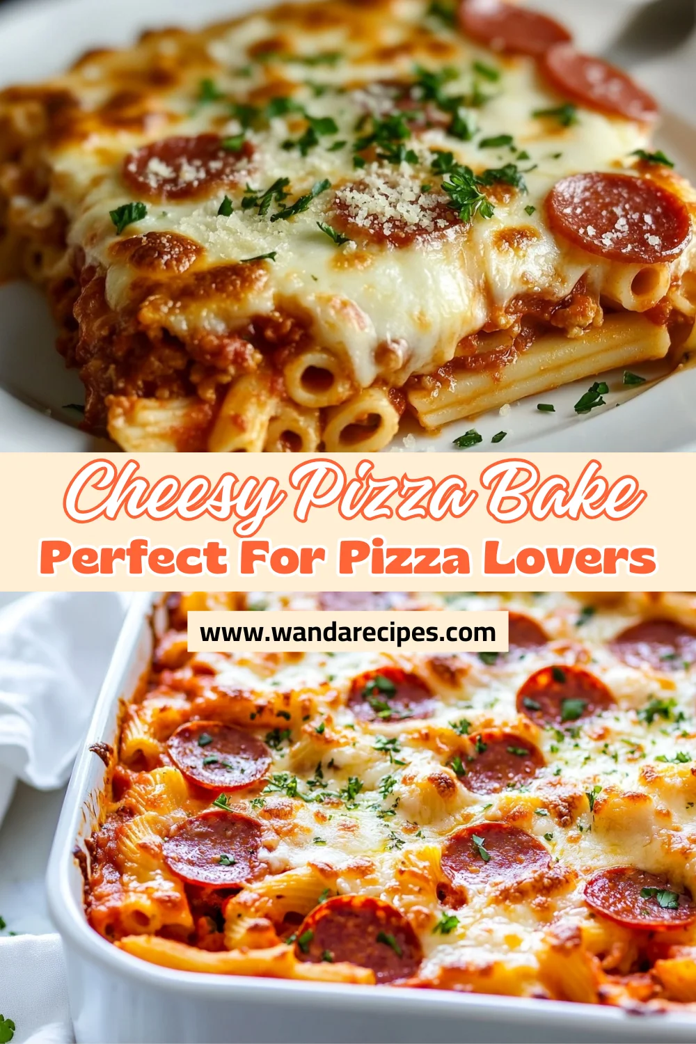 Baked Pizza Pasta Recipe - A Cheesy, Family-Friendly Dinner 2 Baked Pizza Pasta
