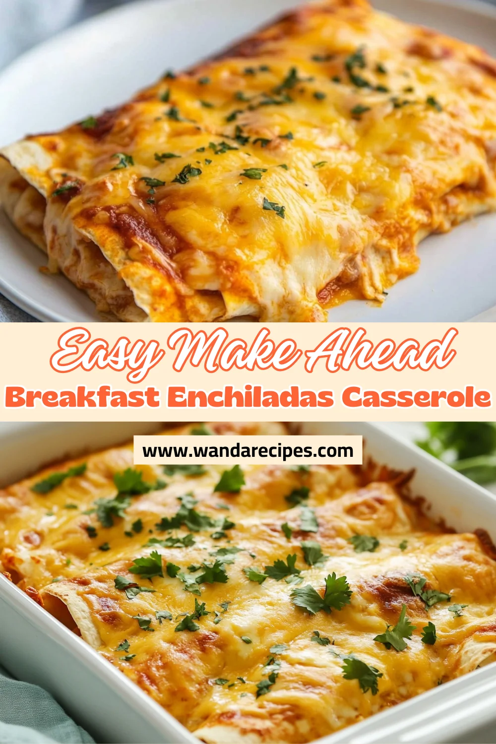 Breakfast Enchiladas Casserole