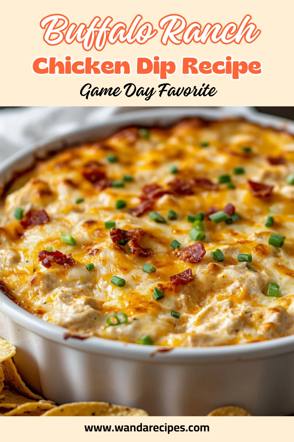 Buffalo Ranch Chicken Dip