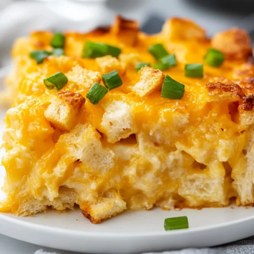 The Best Country Breakfast Casserole: A Family Favorite Recipe 3 Delicious Country Breakfast Casserole In A White Dish, Topped With Melted Cheese And Green Onions