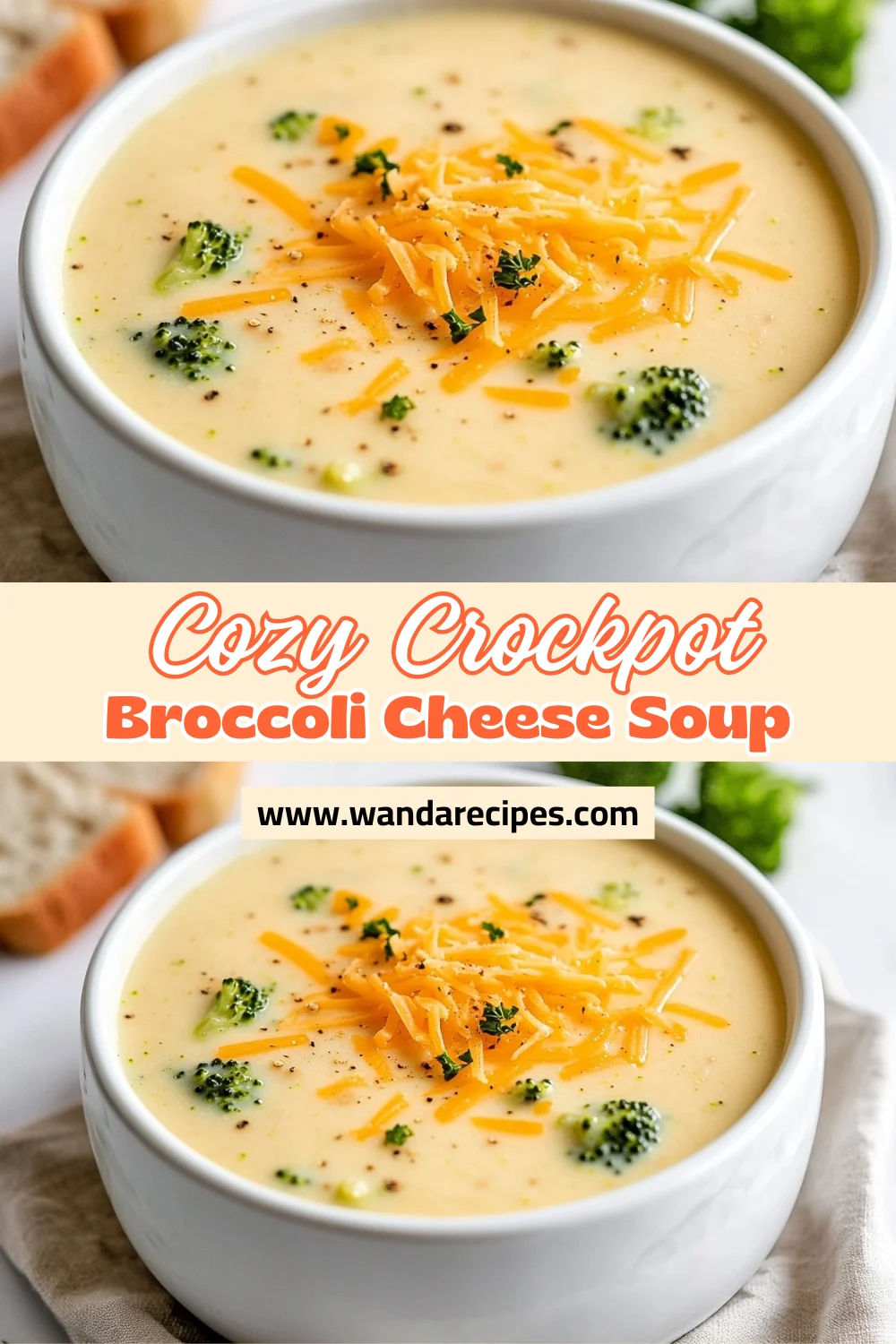 Crockpot Broccoli Cheese Soup