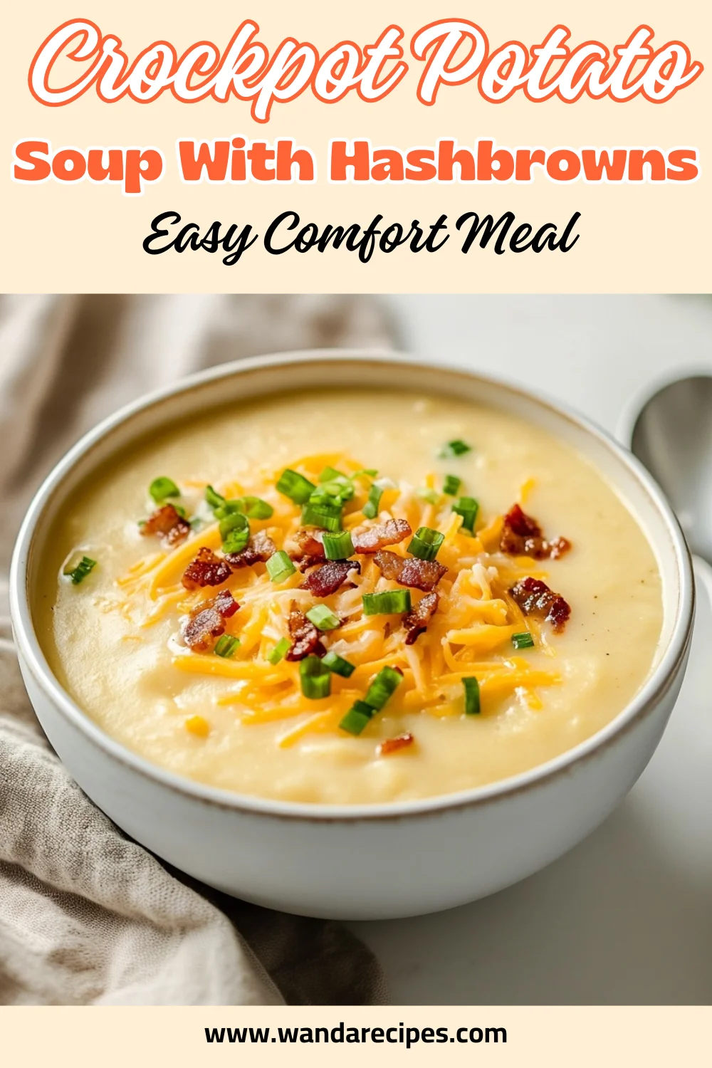 Comforting Crockpot Potato Soup With Hashbrowns 2 Crockpot Potato Soup With Hashbrowns