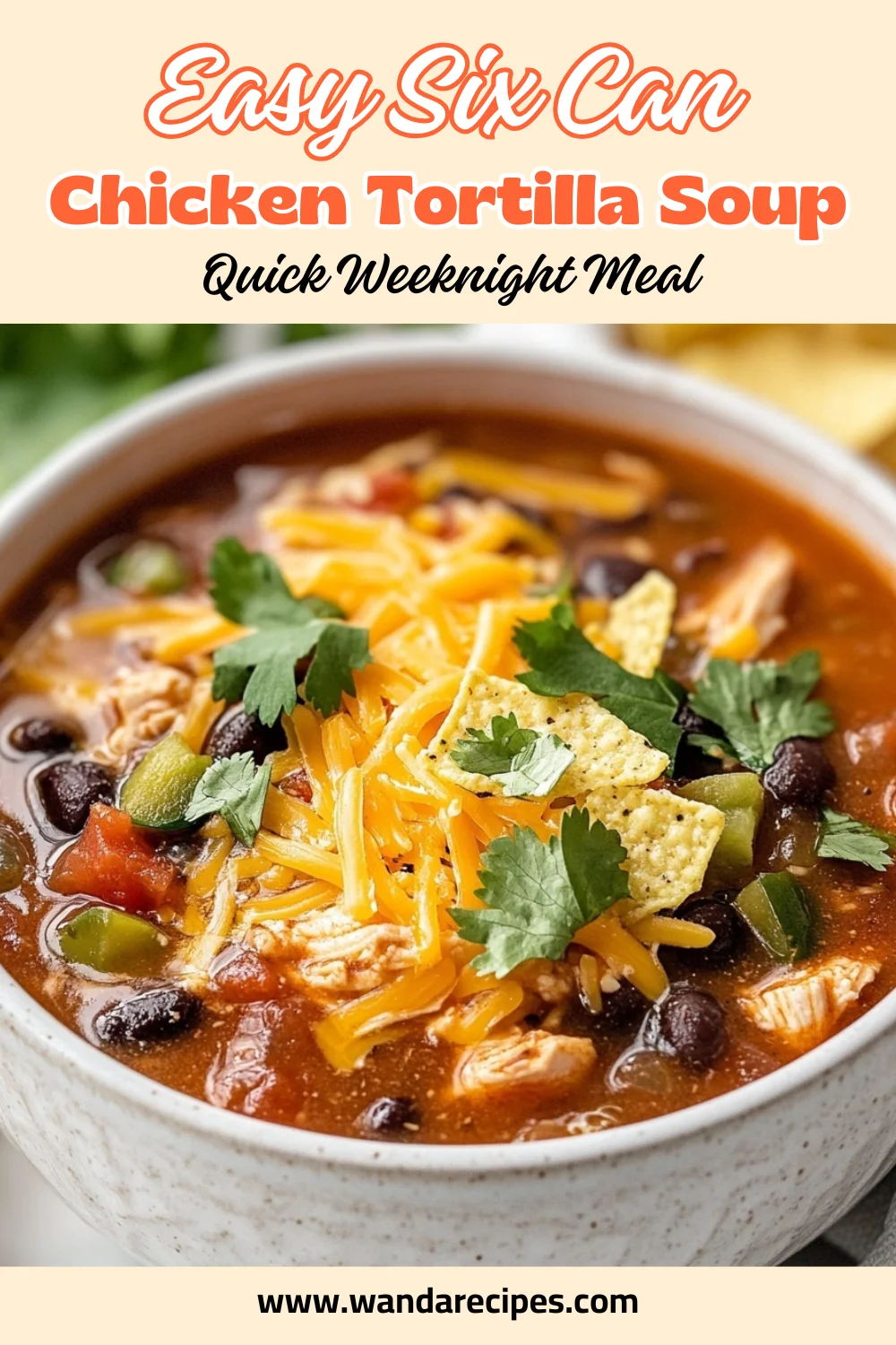 Easy Chicken Tortilla Soup