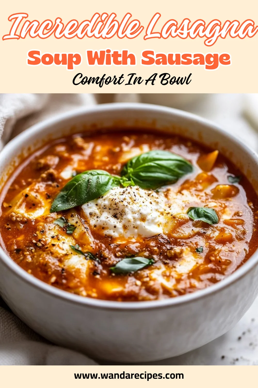 Lasagna Soup With Sausage: The Ultimate Comfort Dish 2 Lasagna Soup With Sausage