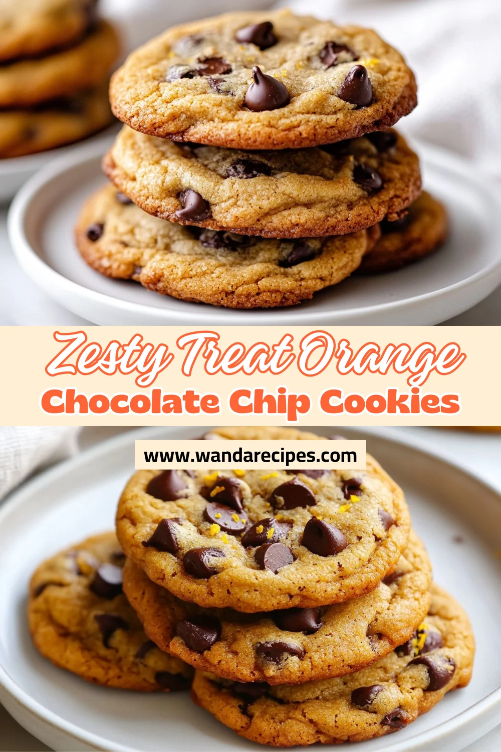 Soft And Chewy Orange Chocolate Chip Cookies Everyone Will Love 2 Orange Chocolate Chip Cookies