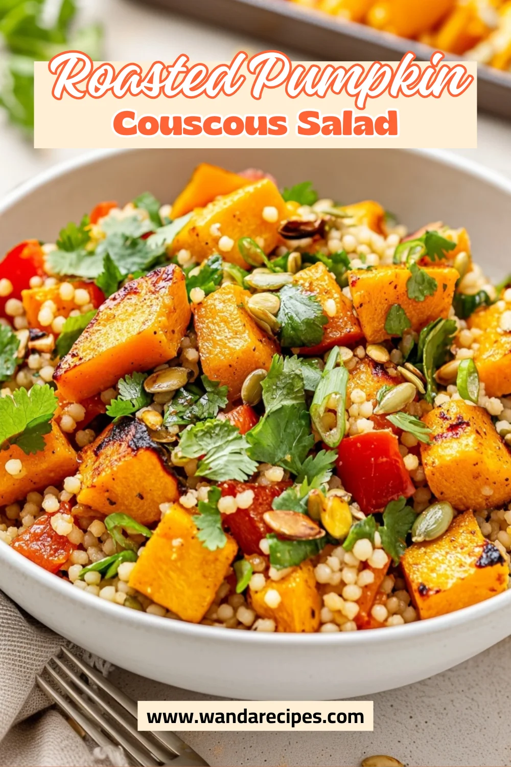 Delicious Roasted Pumpkin Couscous Salad With Zesty Lime Dressing 2 Roasted Pumpkin Couscous Salad