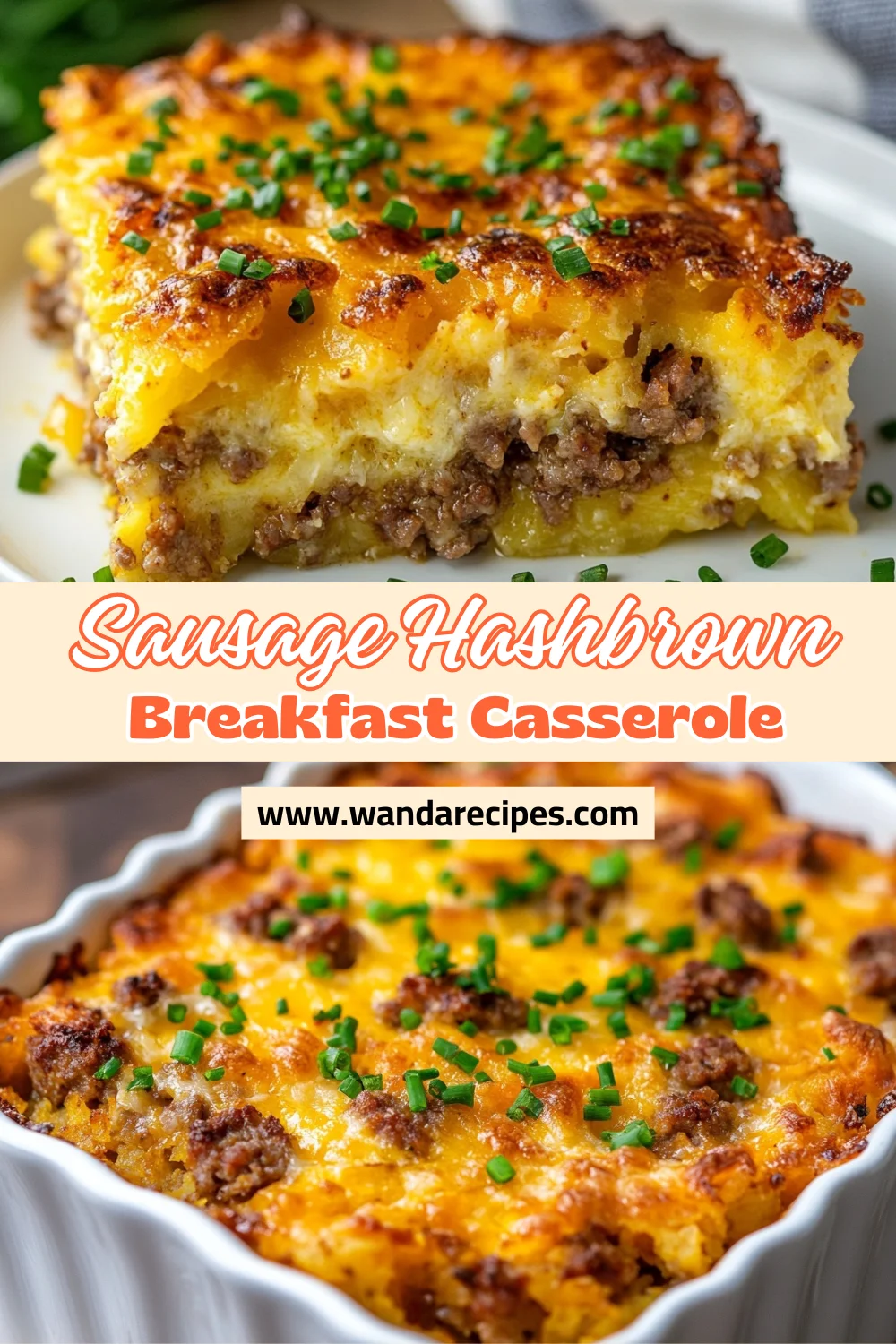 Sausage Hashbrown Breakfast Casserole