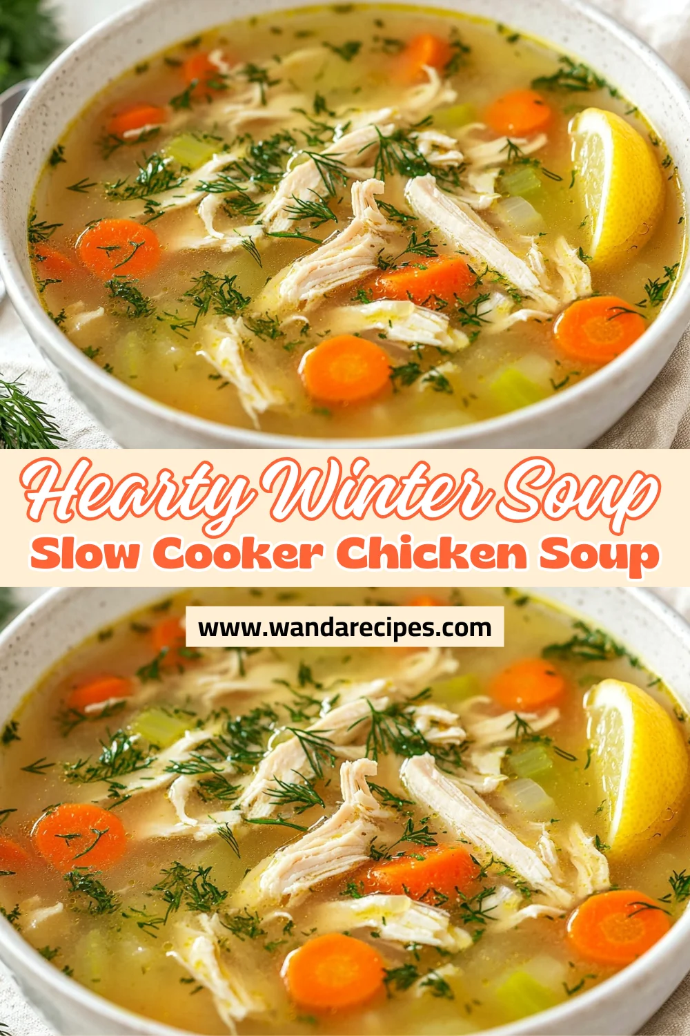 Slow Cooker Chicken Soup
