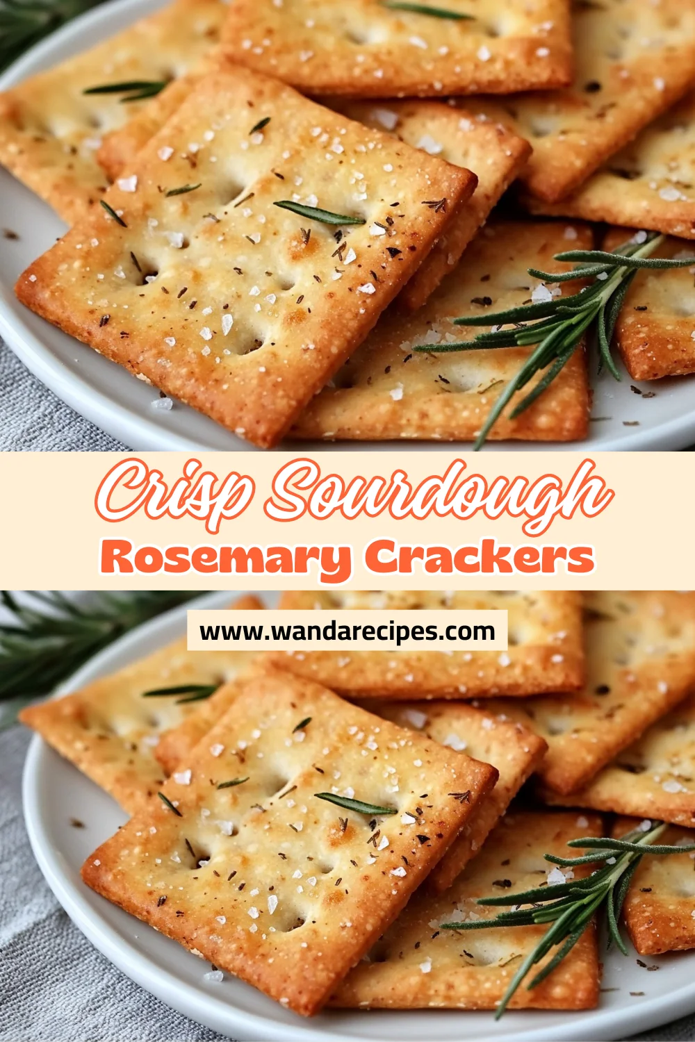 Sourdough Crackers With Rosemary: The Perfect Crispy Snack 2 Sourdough Crackers With Rosemary