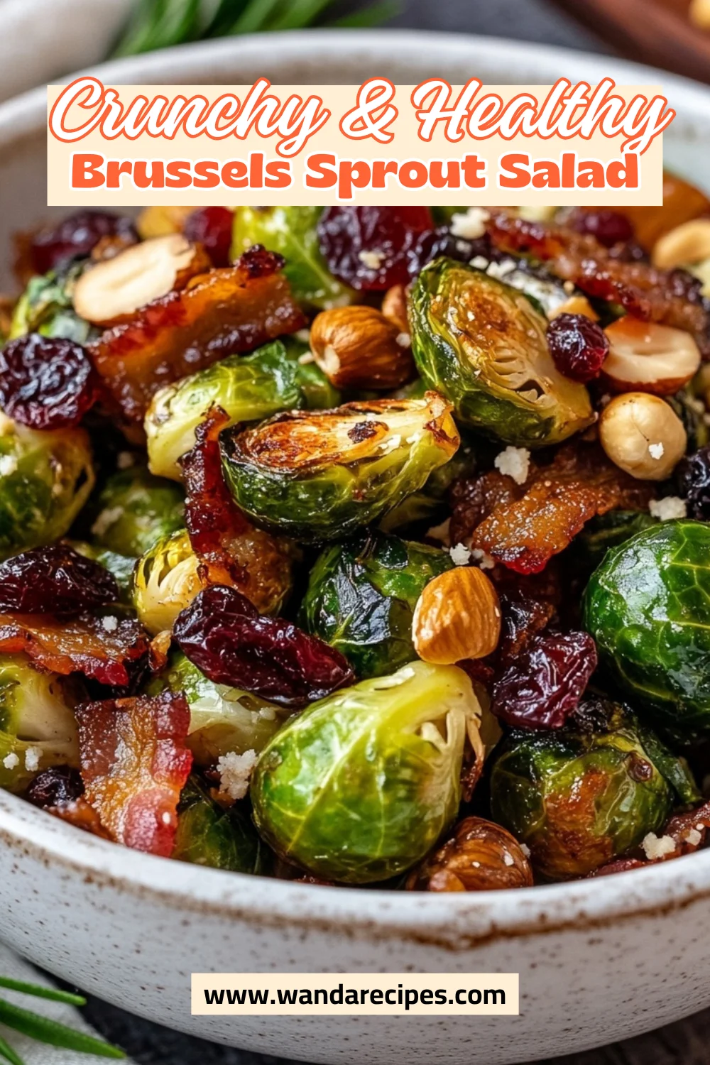 Warm Brussels Sprout Salad With Hazelnuts And Maple Beef Bacon 2 Warm Brussels Sprout Salad