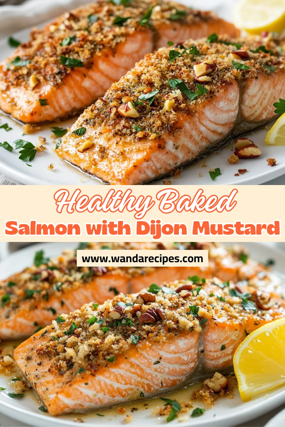 Baked Salmon With Dijon Mustard