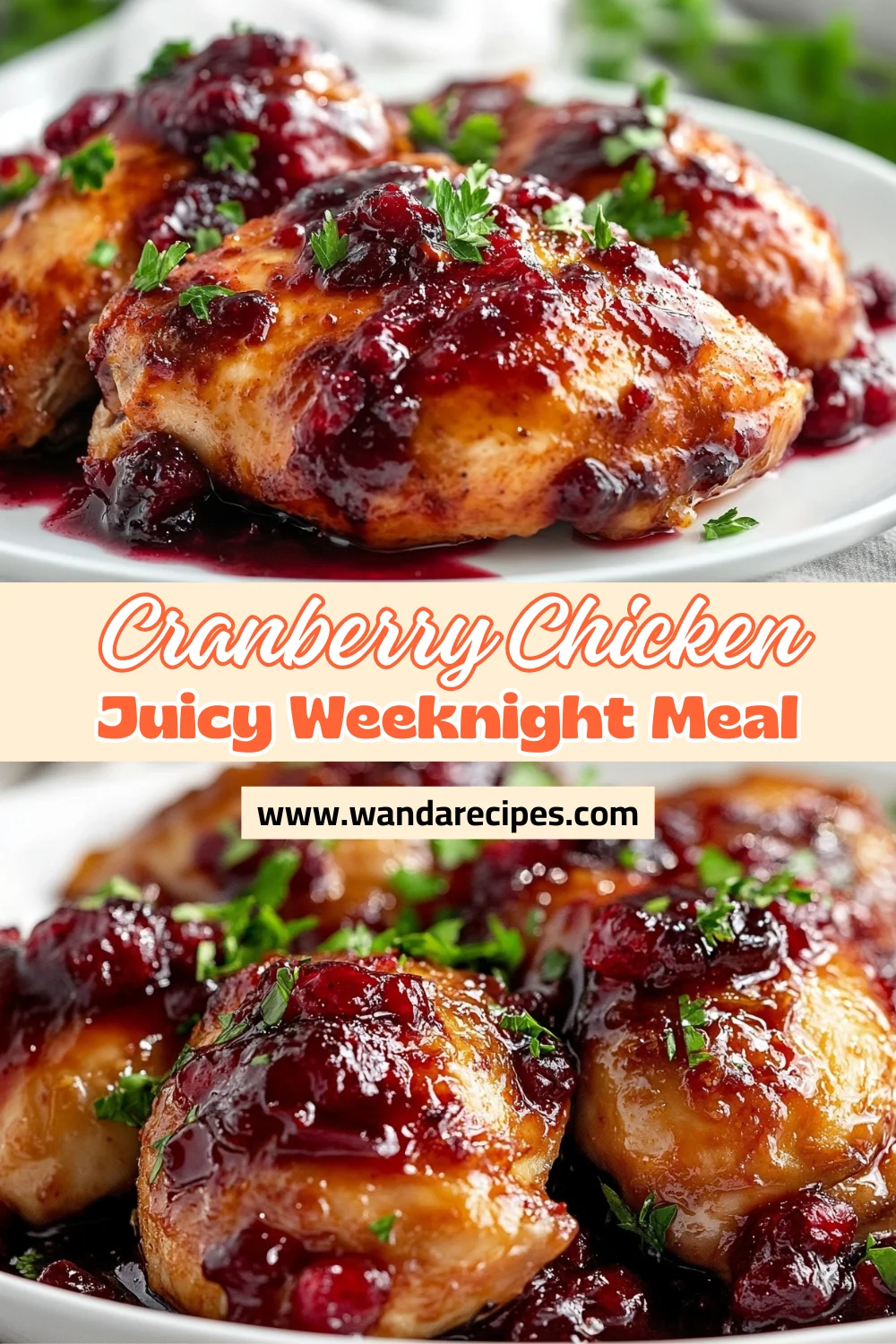 Cranberry Chicken Dish