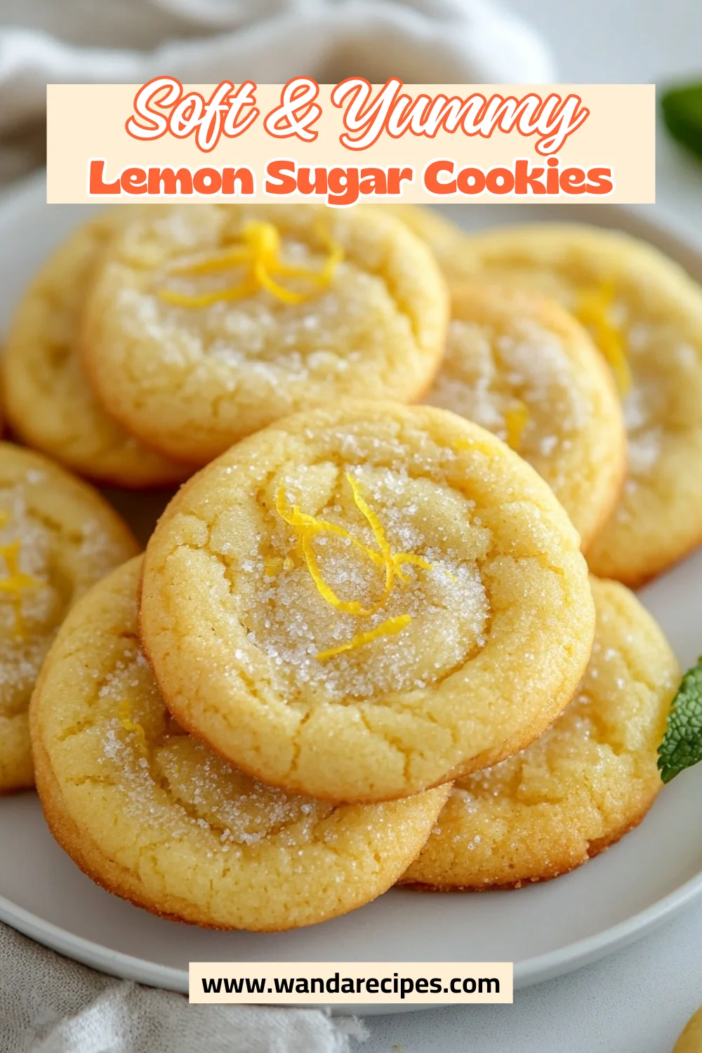 Lemon Sugar Cookies