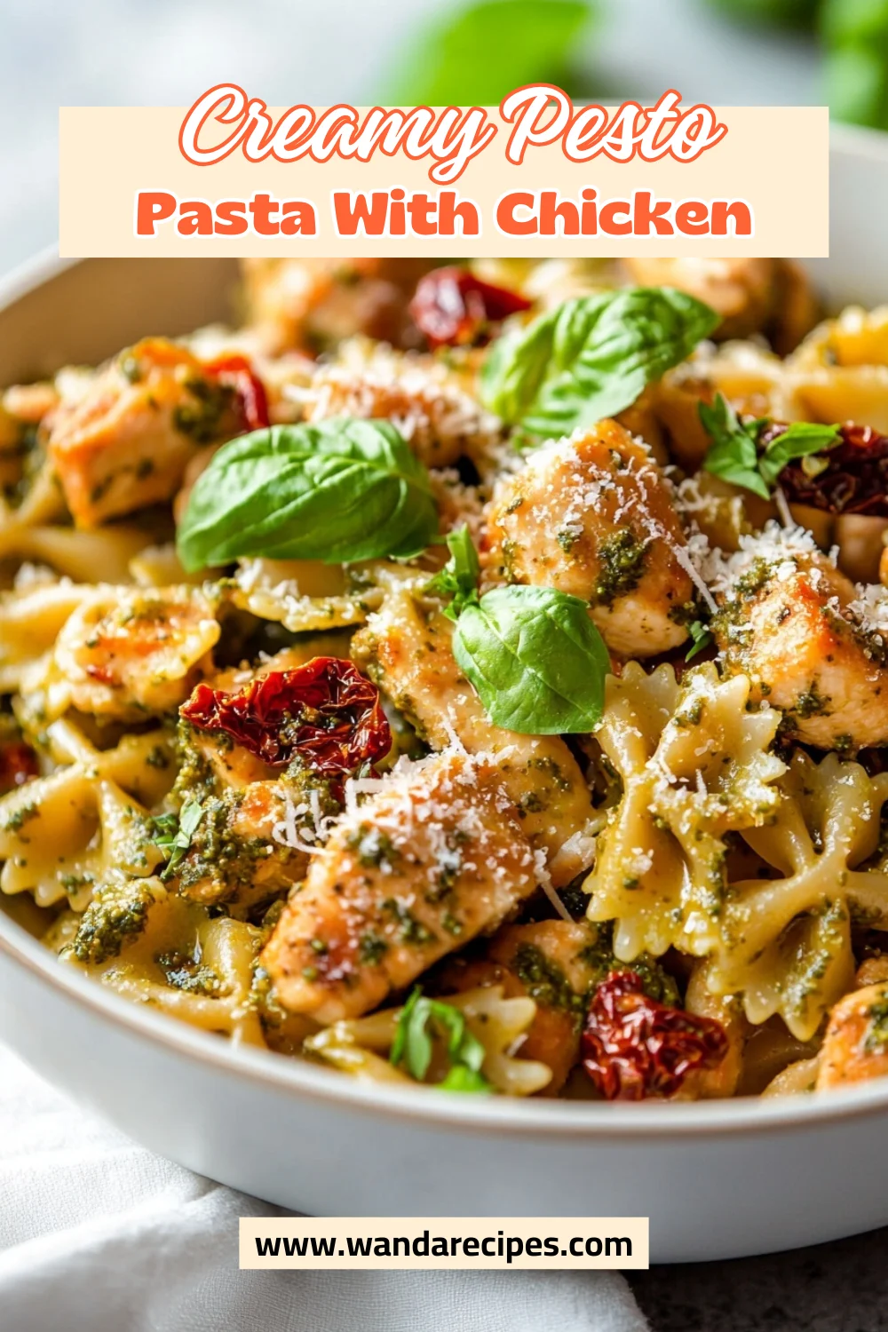 Pesto Pasta With Chicken: Quick, Flavorful, And Easy Recipe 2 Pesto Pasta With Chicken