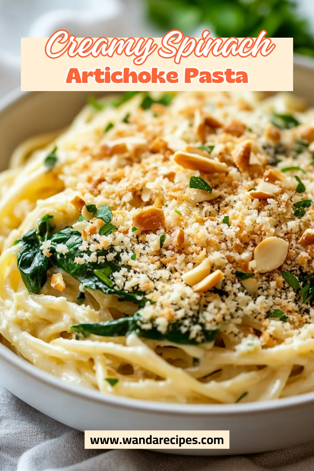 Spinach Artichoke Pasta